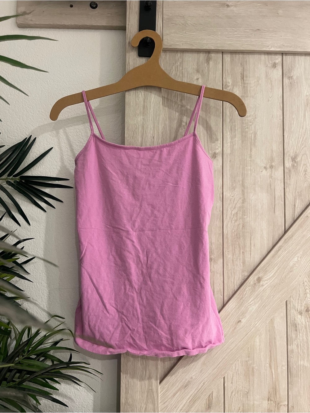 Faded Glory Pink Spaghetti Strap Camisole Y2K
